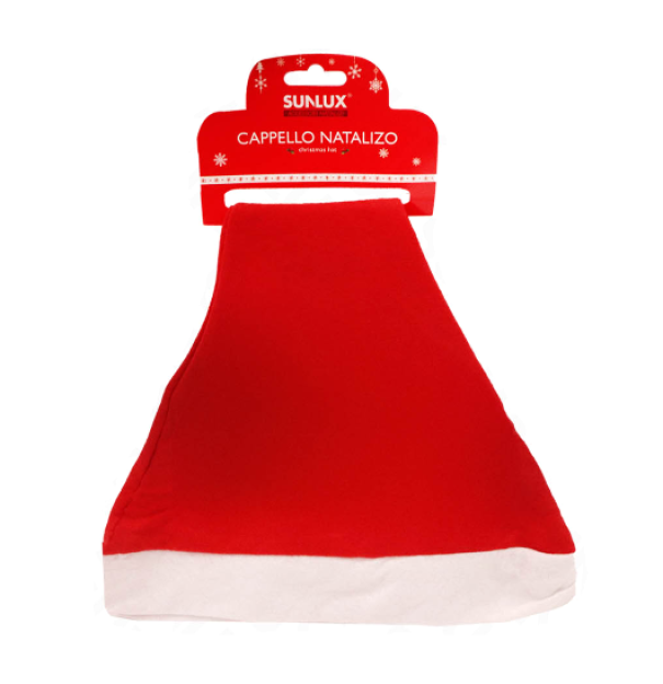 Cappello Babbo Natale 30x38cm 10 pezzi