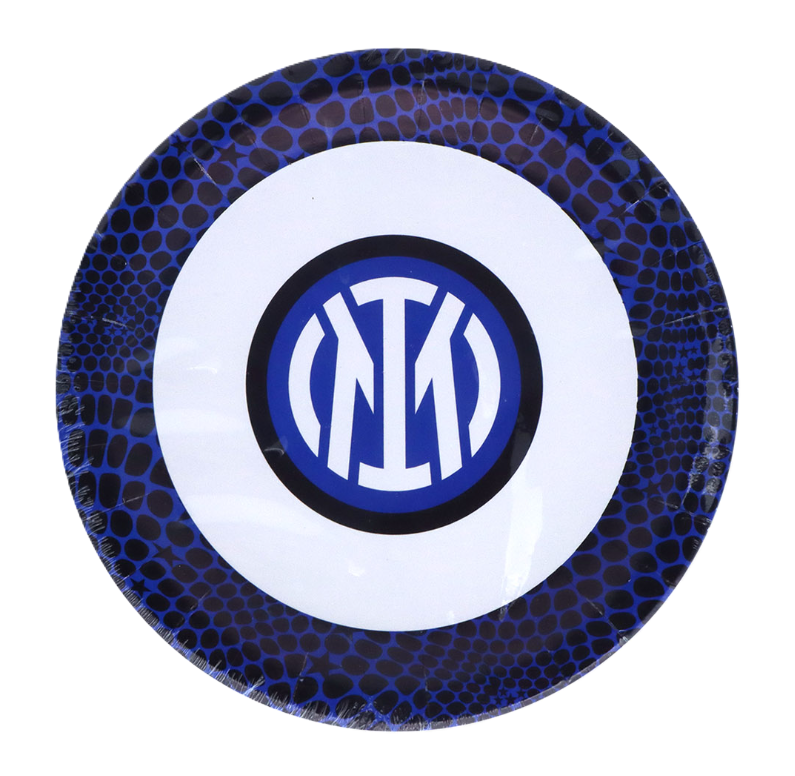 Piatti in carta Inter 18cm 8 pezzi