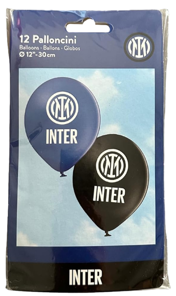 Palloncini Inter 12pz 30cm