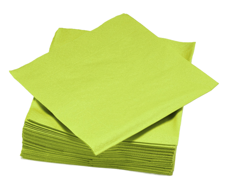 Tovaglioli verde anice 50pz 33x33cm