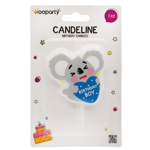 Candeline panda boy 8,5cm