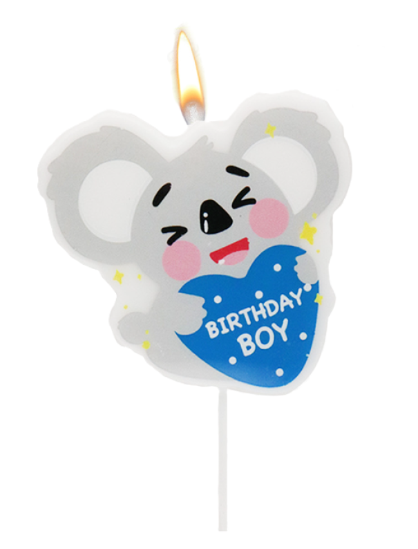 Candeline Panda Boy 8,5cm