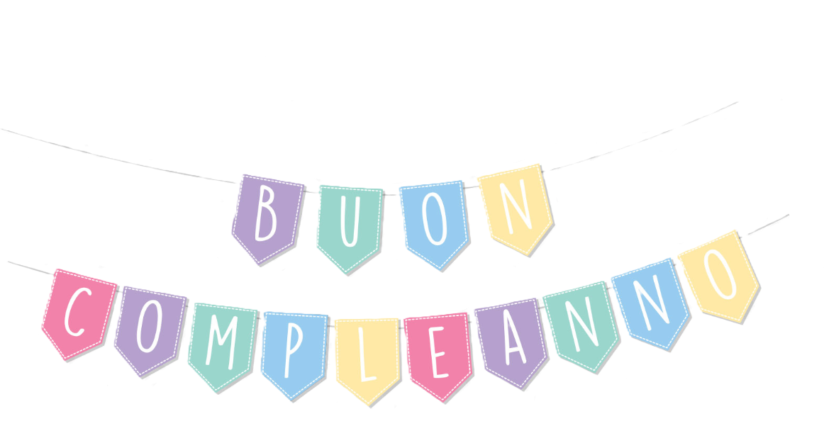 Festone in carta Buon compleanno 3mx20cm