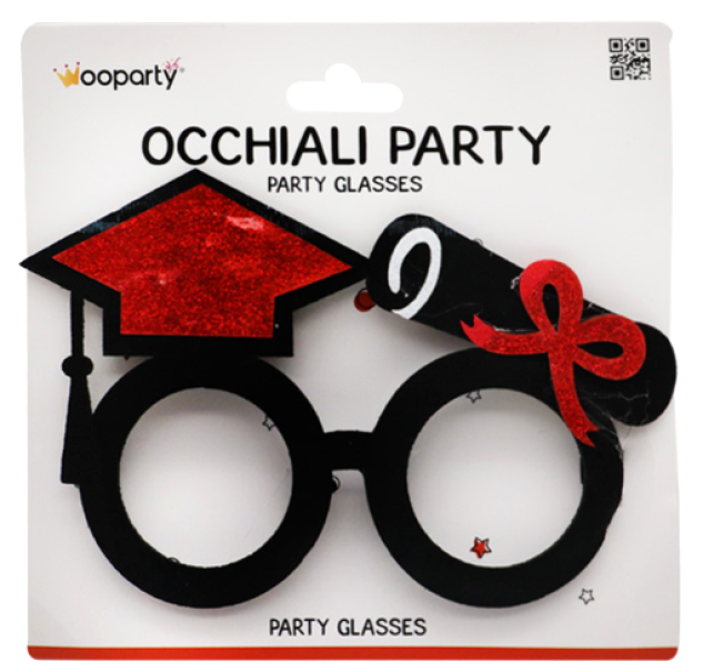 Occhiali Party Laurea 16cm