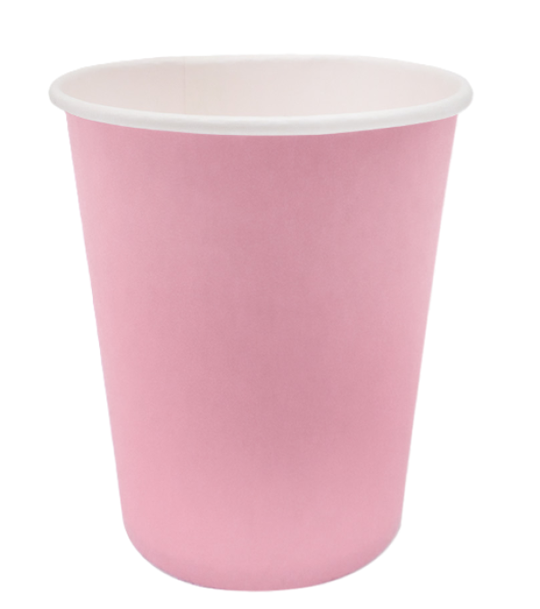 Bicchieri in carta rosa 12pz 200ml