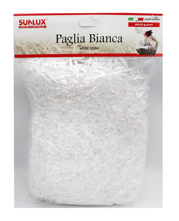 Paglia bianca trasparente per confezioni 90/95gr