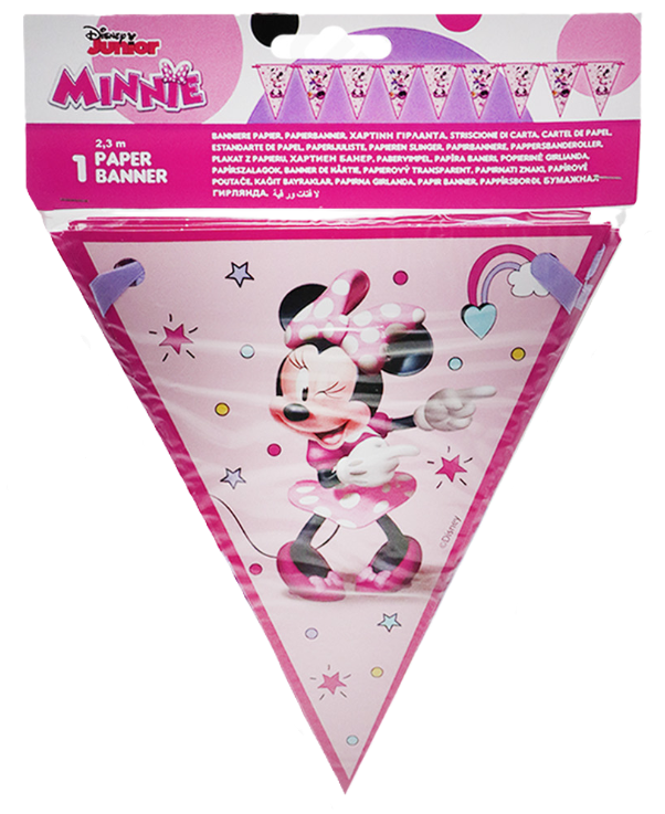 Festone Bandierine Minnie 2,3mt