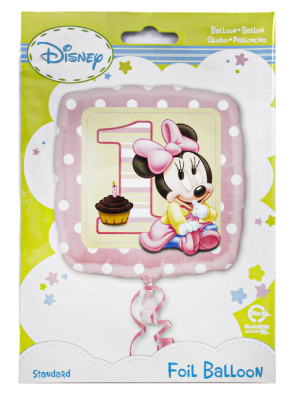 Palloncino Baby Minnie 1anno 43cm